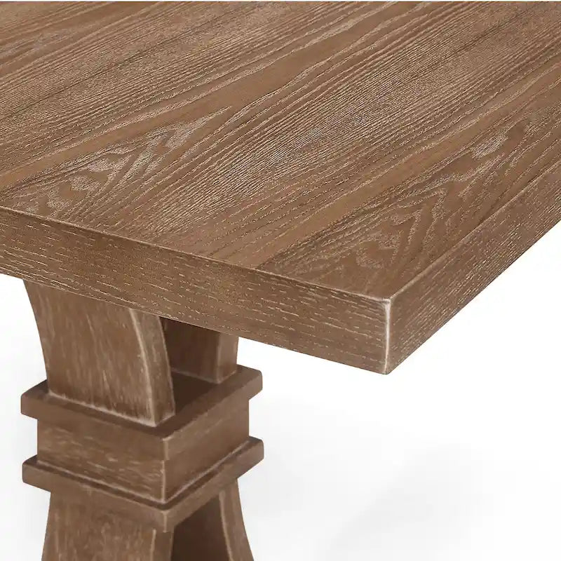 Hudson Fabric and Wood 7 Piece Dining Set by Christopher Knight Home