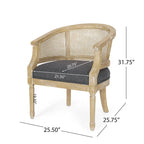 Steinaker Wood and Cane Accent Chair by Christopher Knight Home
