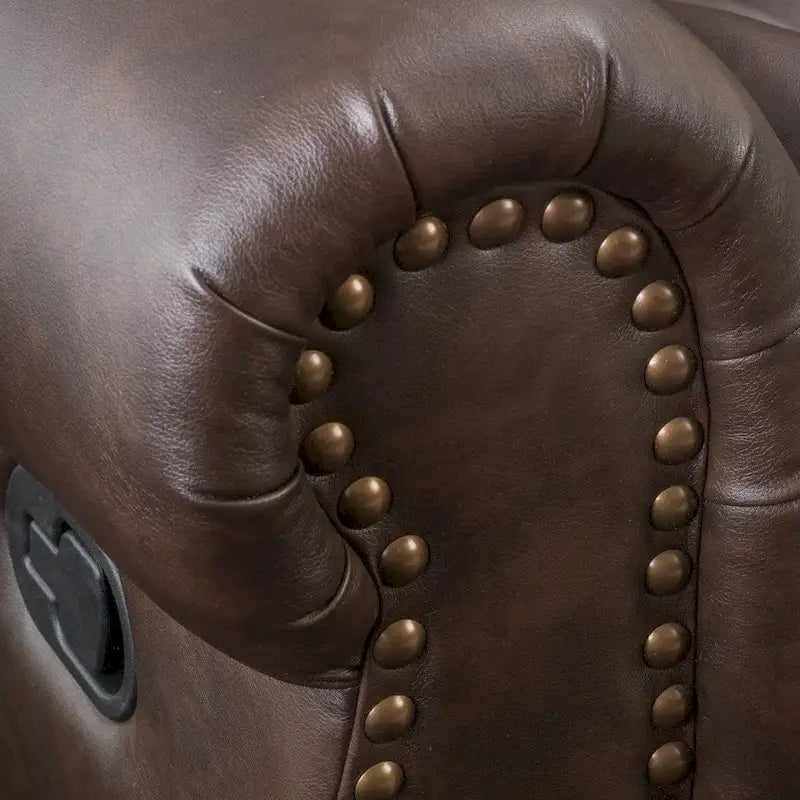 Charlie Bonded Leather Glider Recliner by Christopher Knight Home