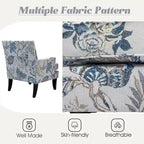 Akorda French Country Armchair with Nailhead Trim and Solid Wood Legs by HULALA HOME