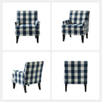 Akorda French Country Armchair with Nailhead Trim and Solid Wood Legs by HULALA HOME