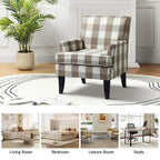 Akorda French Country Armchair with Nailhead Trim and Solid Wood Legs by HULALA HOME