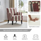 Akorda French Country Armchair with Nailhead Trim and Solid Wood Legs by HULALA HOME