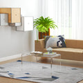 HomCom 32  Long Rectangle All Acrylic 20mm Thick Waterfall Coffee Table, Clear