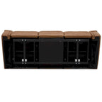 Cooper Leather Dual Power Reclining Sofa - Camel