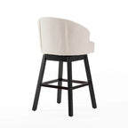 Ogden Beige Swivel Bar Stools (Set of 2) by Christopher Knight Home
