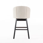 Ogden Beige Swivel Bar Stools (Set of 2) by Christopher Knight Home