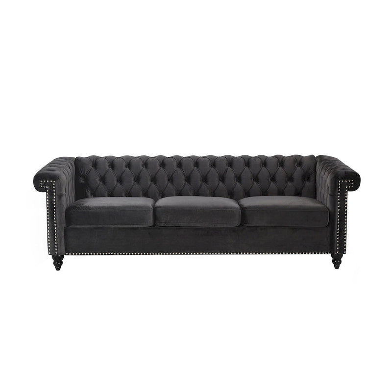 Parkhurst Tufted Velvet Sofa by Christopher Knight Home