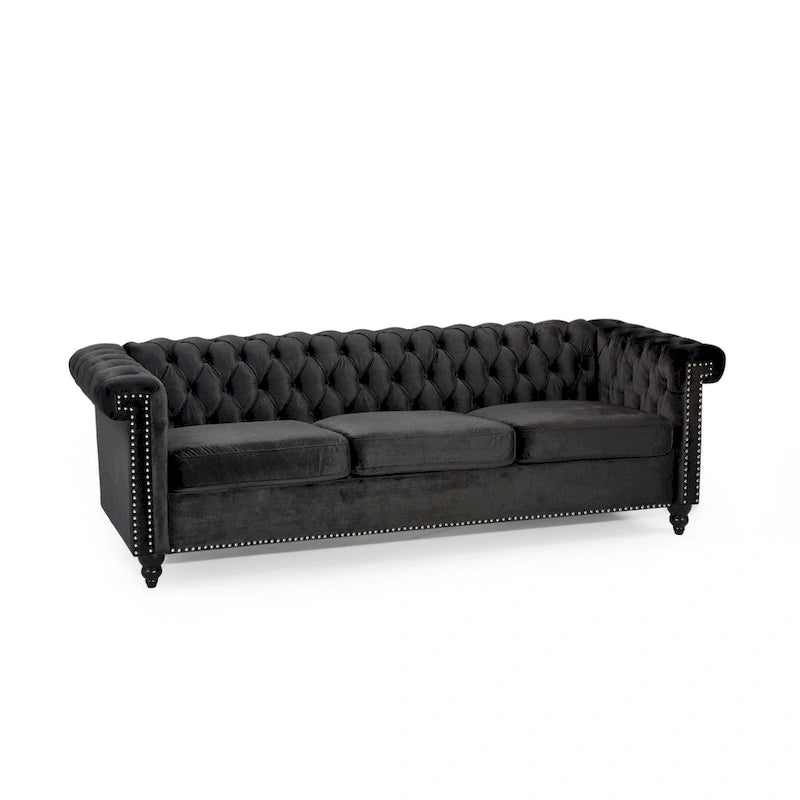 Parkhurst Tufted Velvet Sofa by Christopher Knight Home