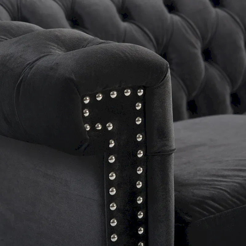 Parkhurst Tufted Velvet Sofa by Christopher Knight Home