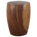 Haussmann Wood Merlot End Table 15 D x 20 inch High Walnut Oil - 15  x 15  x 20
