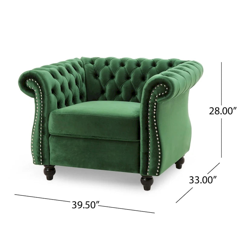 Westminster Chesterfield Club Chair by Christopher Knight Home