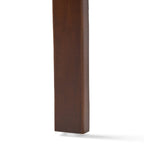 Nelson Rustic Acacia Wood Bench with Cushion by Christopher Knight Home
