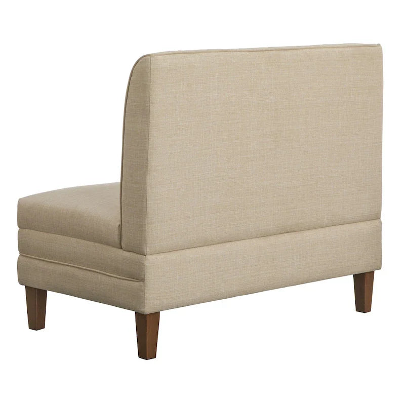 Lifestorey Kerrington 3-Piece Channel Back Upholstered Banquette Set