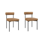 Nathan James Dahlia Counter Height Barstool or Dining Chair with Back and Upholstered Cushion