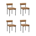 Nathan James Dahlia Counter Height Barstool or Dining Chair with Back and Upholstered Cushion