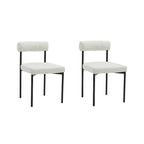 Nathan James Dahlia Counter Height Barstool or Dining Chair with Back and Upholstered Cushion