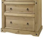 Wood Dresser 4 Drawers Chest Corona