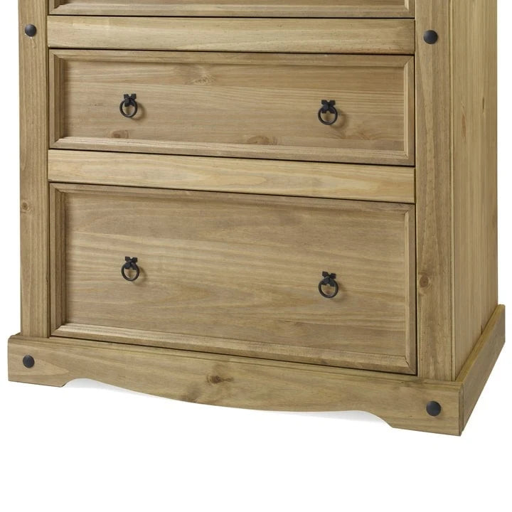 Wood Dresser 4 Drawers Chest Corona