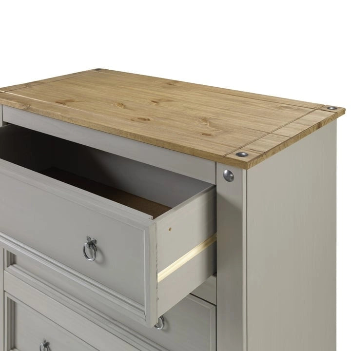 Wood Dresser 4 Drawers Chest Corona