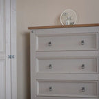 Wood Dresser 4 Drawers Chest Corona