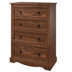 Wood Dresser 4 Drawers Chest Corona
