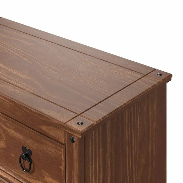 Wood Dresser 4 Drawers Chest Corona