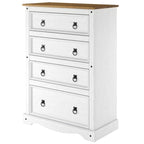 Wood Dresser 4 Drawers Chest Corona