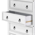 Wood Dresser 4 Drawers Chest Corona