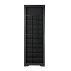 Modern Free Standing 30 Shoe Cubby Tall Cabinet