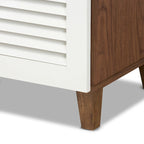 Carson Carrington Agnew Modern and Contemporary 11-shelf Shoe Cabinet