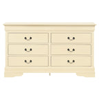 Louis Phillipe 6-drawer Bedroom Dresser