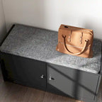 Timechee Entyrway Shoe Change Bench Storage Cabinets with Cushion