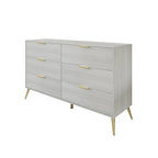 CraftPorch Contemporary 6-Drawers Wooden Dresser