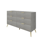 CraftPorch Contemporary 6-Drawers Wooden Dresser