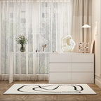 Makeup Desk Rotating Dresser and Desk 6 Drawer Dresser Vanity Makeup