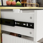 Sideboard Dresser Cabinet Storage Console Televison Table Pop-up Door