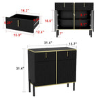 Sideboard Dresser Cabinet Storage Console Televison Table Pop-up Door