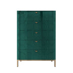 Clihome Wooden 5-Drawer Storage Chest