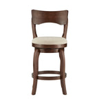 Lyla 24-inch Brown Counter Height Swivel Stool by iNSPIRE Q Classic