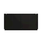 8 Drawer Double Dresser Dresser w/High Gloss Drawers Dual Chest Light