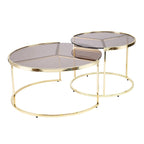 SEI Furniture Marlei Modern 2-Piece Nesting Coffee Table