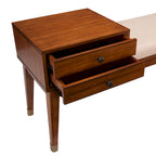 SEI Furniture Morgenstern Midcentury Modern Upholstered Storage Bench