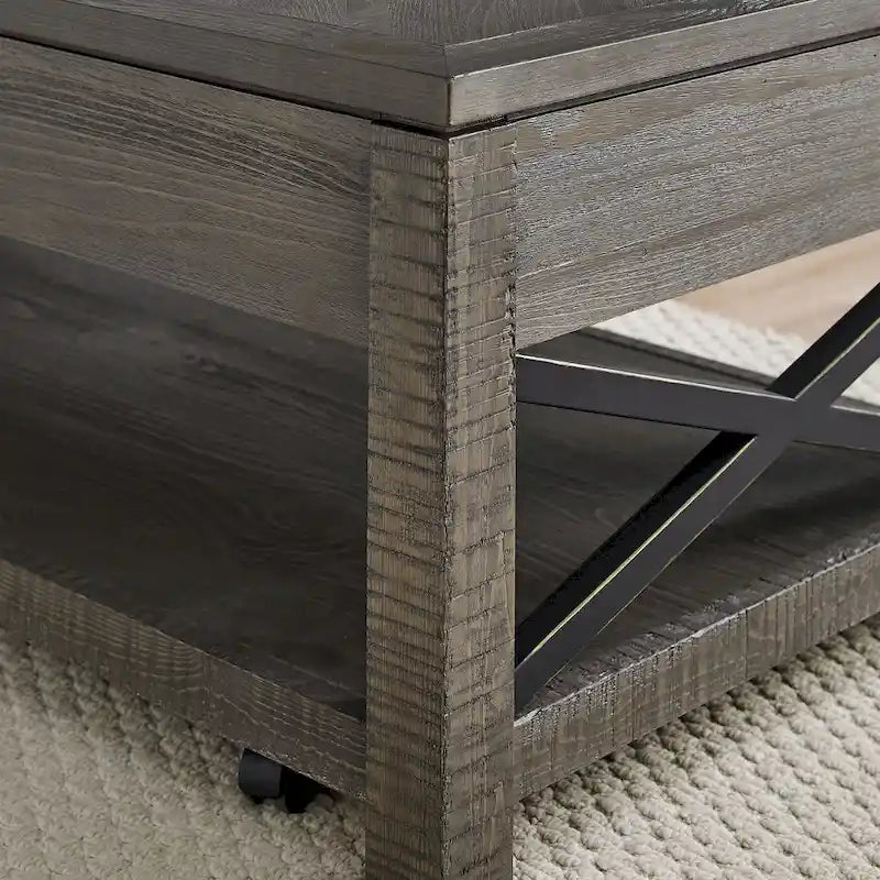 Steve Silver Dawson Distressed Driftwood Lift-Top Coffee Table