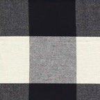 HomePop Black Plaid Parsons Dining Chair (Set of 2)
