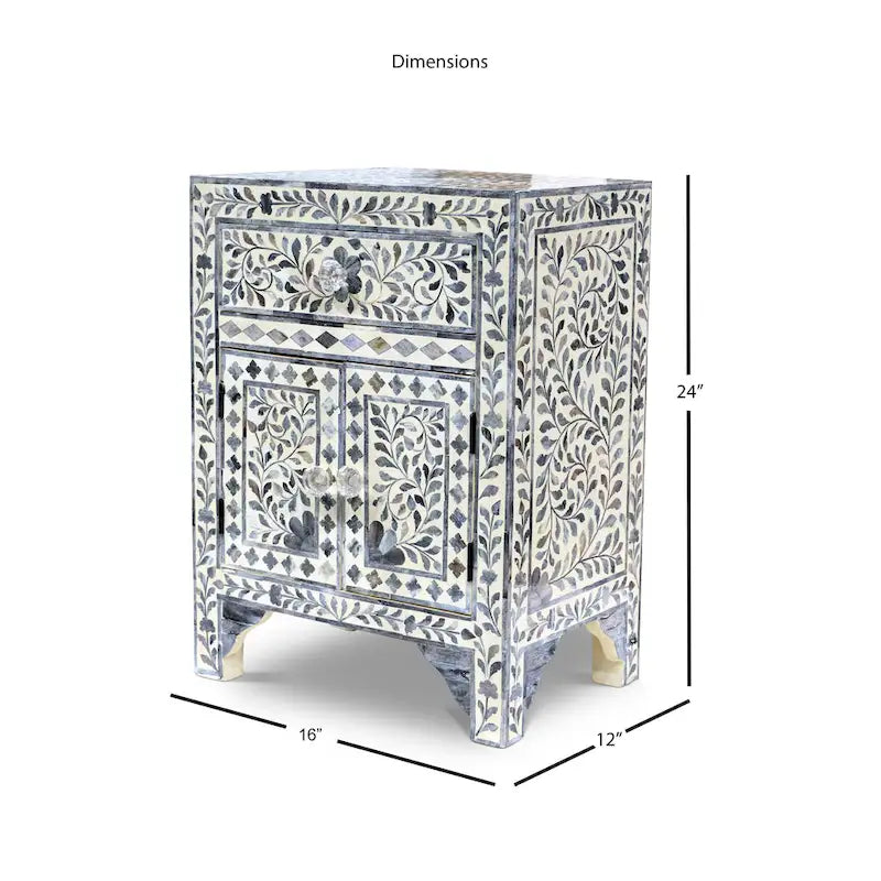 Steve Silver Firoz Bone Inlay Accent Cabinet