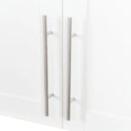 Stackable Storage Cabinet, White