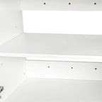 Stackable Storage Cabinet, White
