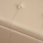 Warehouse of Tiffany Ariel Ivory Wood Storage Bench