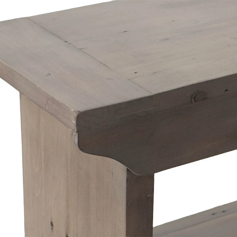 31 Wide Small Bench, Light Brown